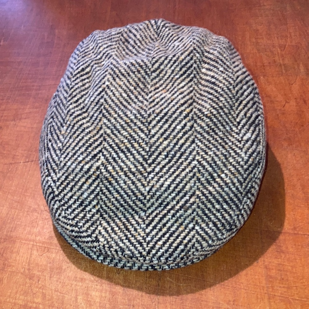 🧶 Henschel Hat Co. Size Medium 100% Wool Made in U.E. Driver’s Cap Vintage ⛳️